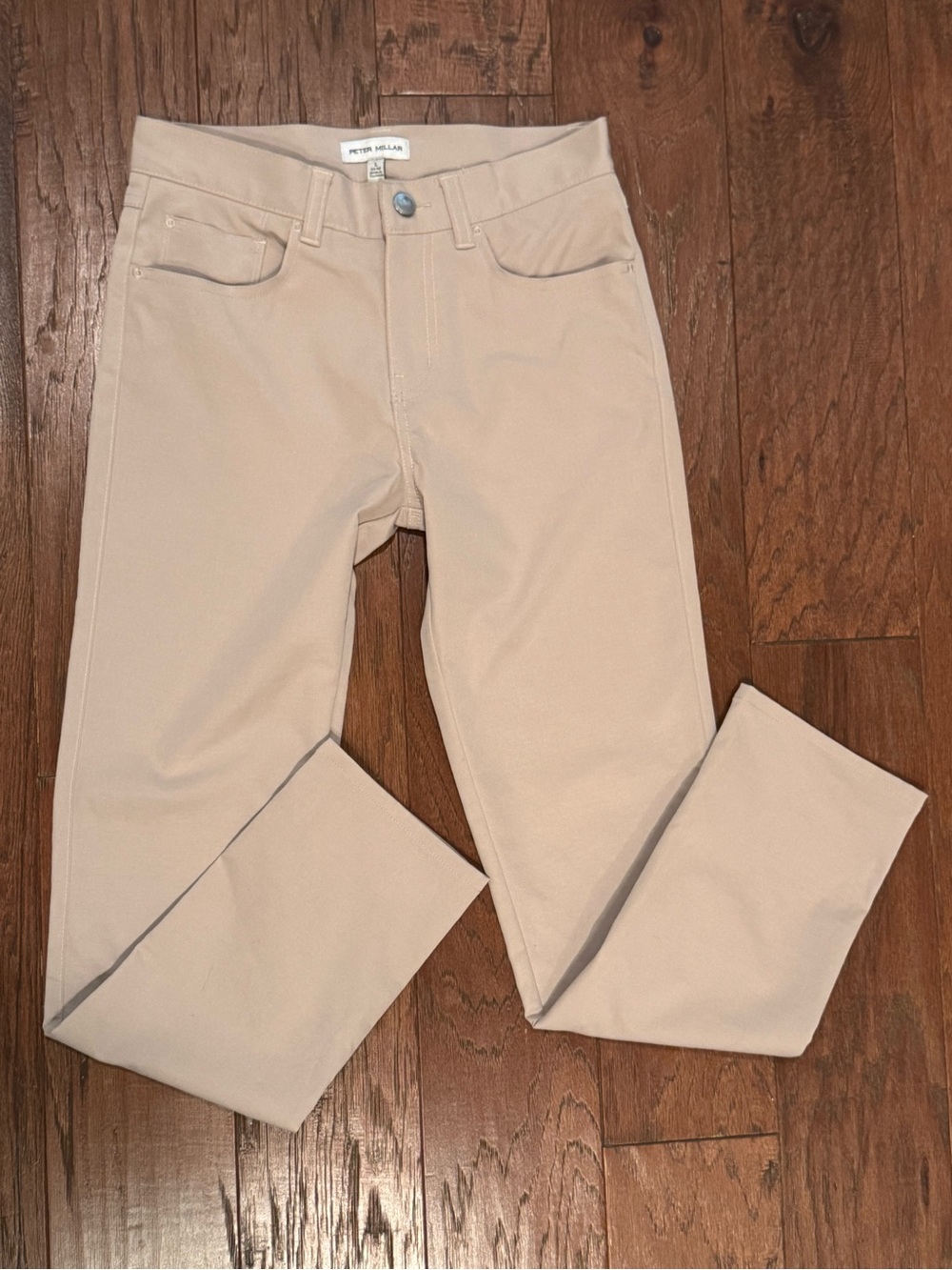 Peter Millar Tan Stretch Chino Pants